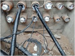 电缆井内电缆管孔防水封堵施工案例